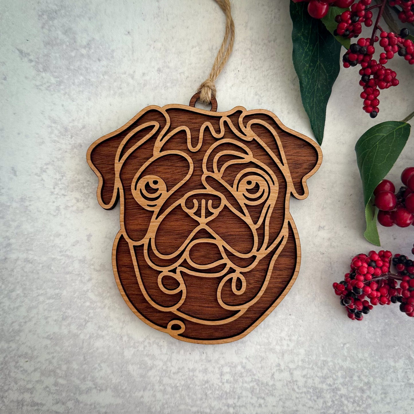 Hand Crafted Dog Ornament