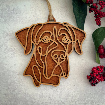 Hand Crafted Dog Ornament
