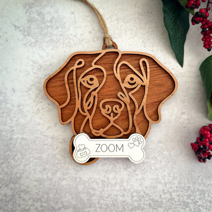Hand Crafted Dog Ornament