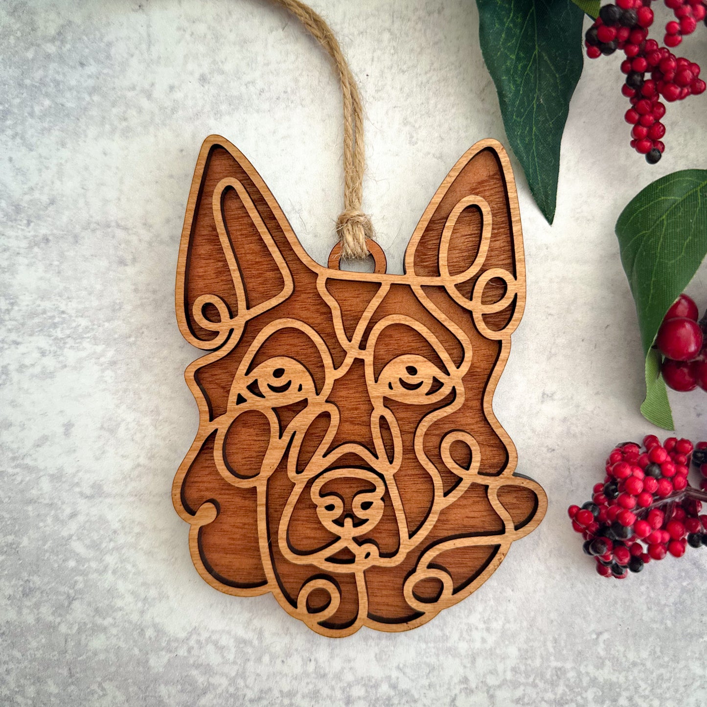 Hand Crafted Dog Ornament