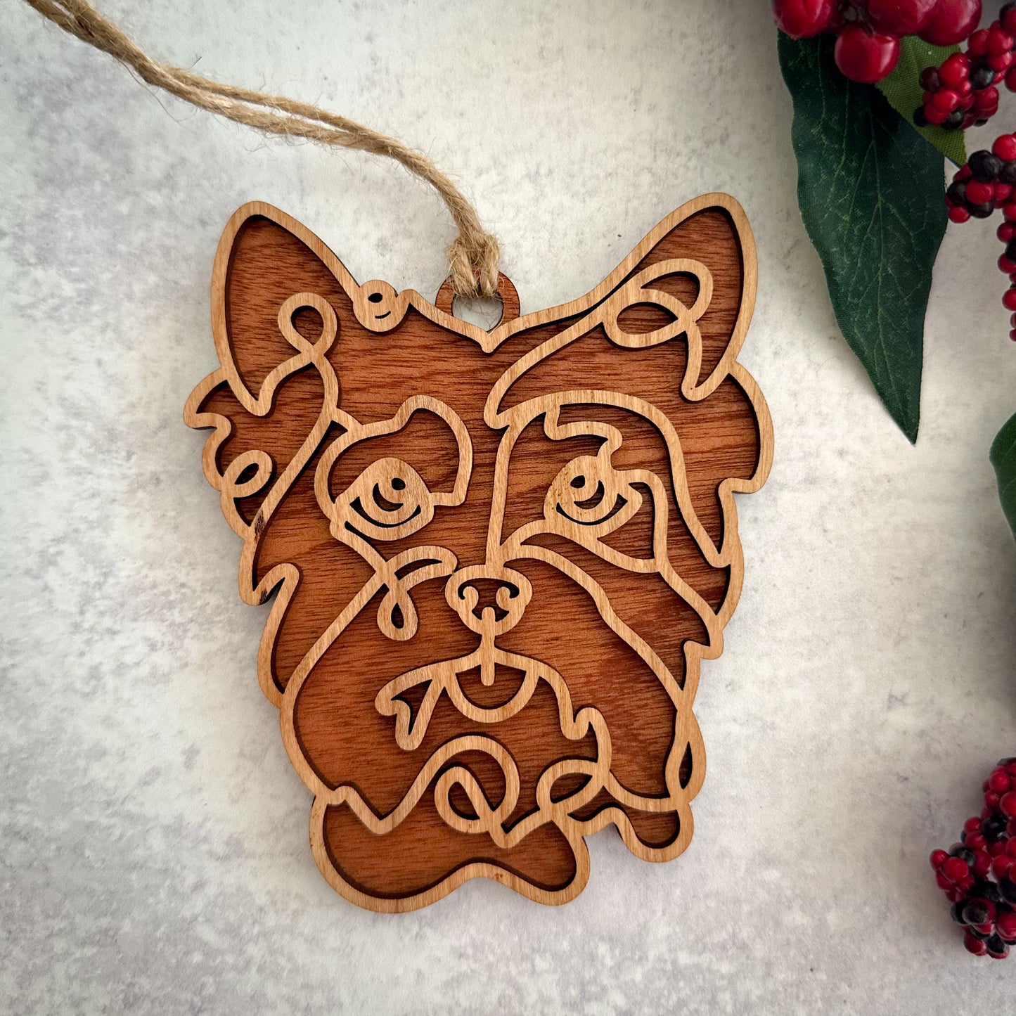Hand Crafted Dog Ornament