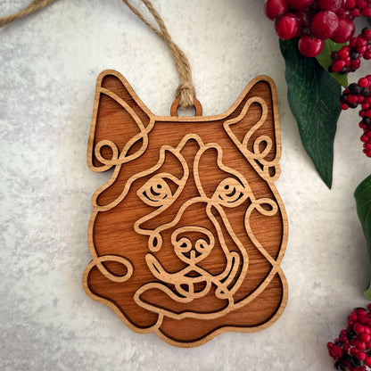 Hand Crafted Dog Ornament