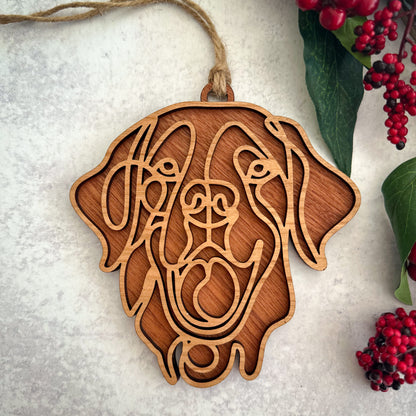 Hand Crafted Dog Ornament