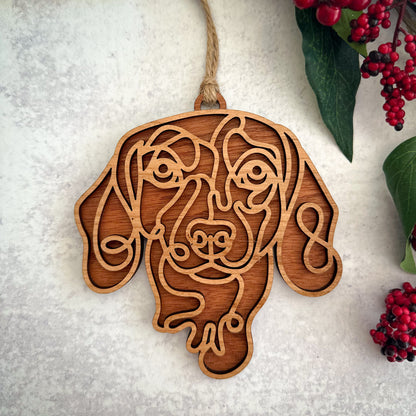 Hand Crafted Dog Ornament