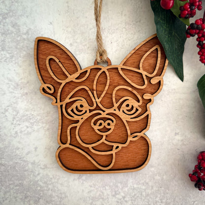 Hand Crafted Dog Ornament