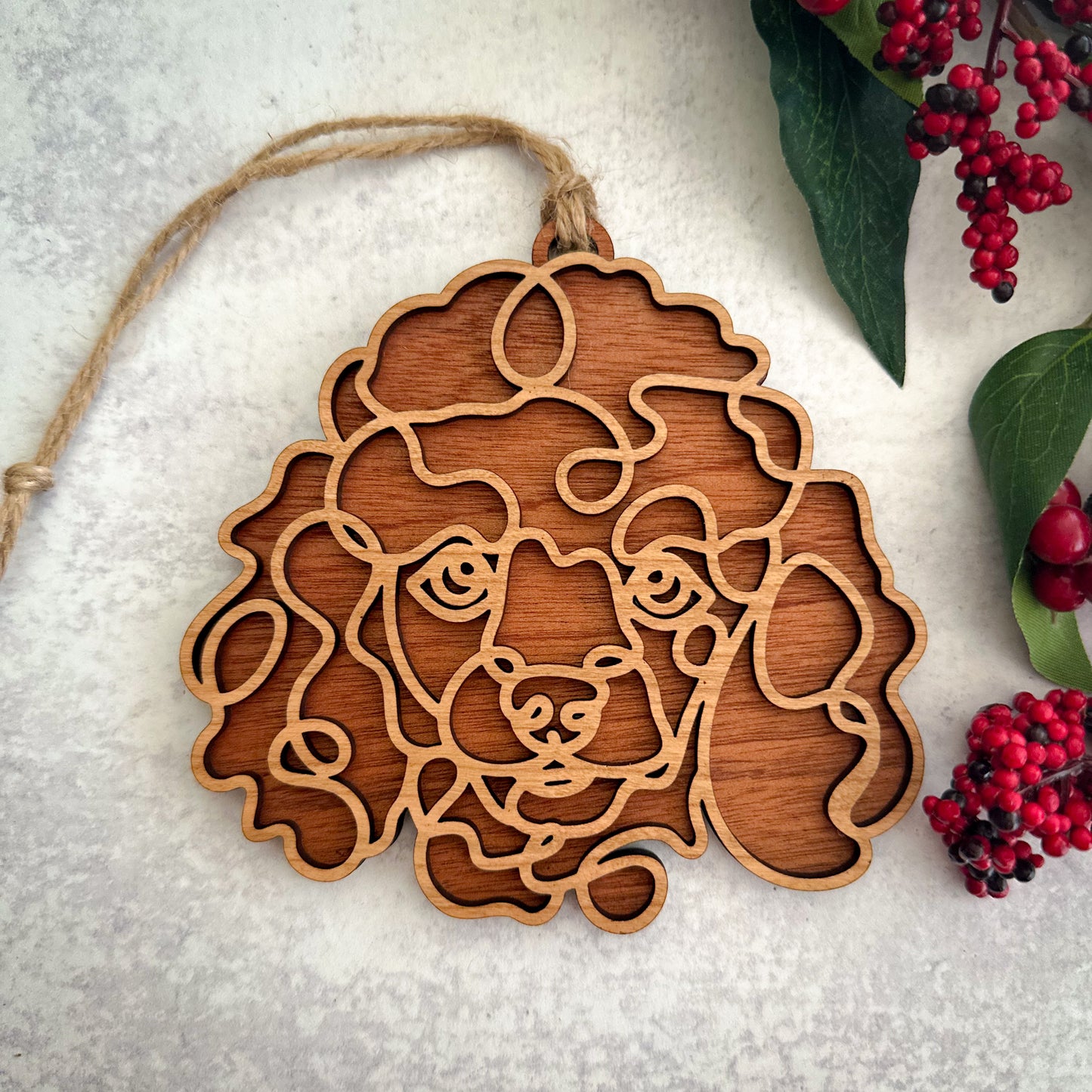 Hand Crafted Dog Ornament