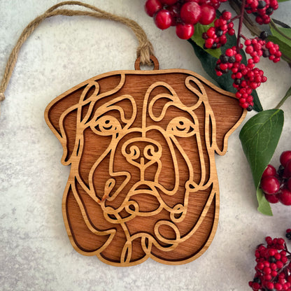 Hand Crafted Dog Ornament