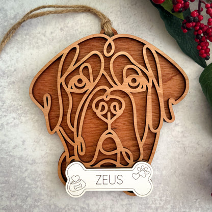 Hand Crafted Dog Ornament