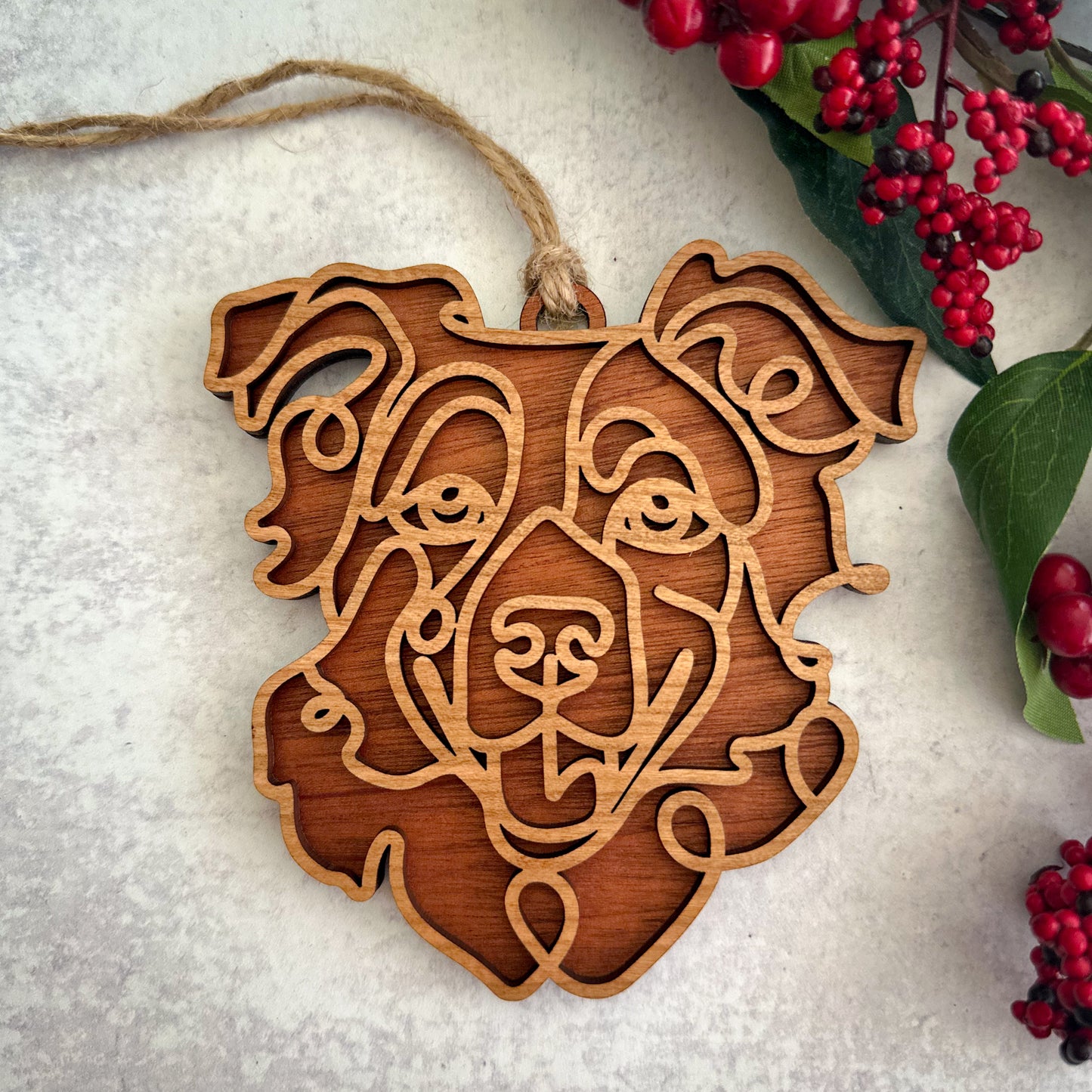 Hand Crafted Dog Ornament