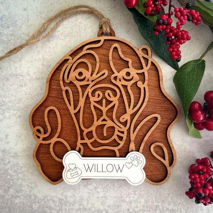 Hand Crafted Dog Ornament