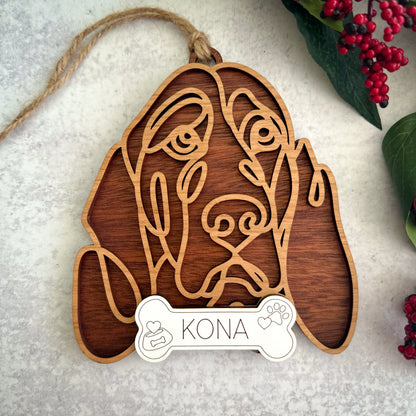 Hand Crafted Dog Ornament