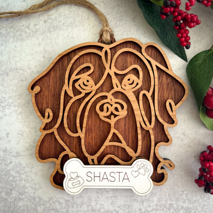 Hand Crafted Dog Ornament