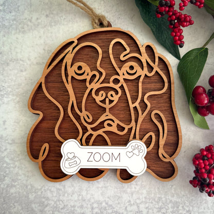 Hand Crafted Dog Ornament