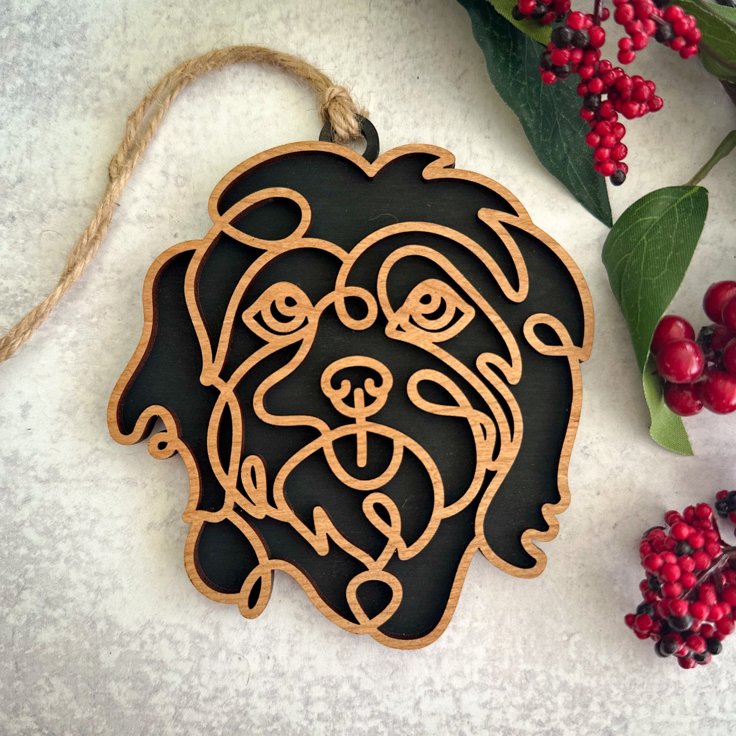 Hand Crafted Dog Ornament