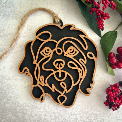 Hand Crafted Dog Ornament