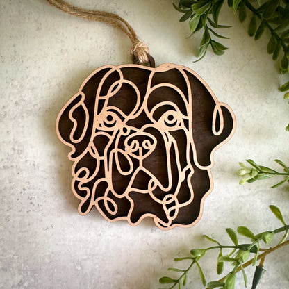 Hand Crafted Dog Ornament