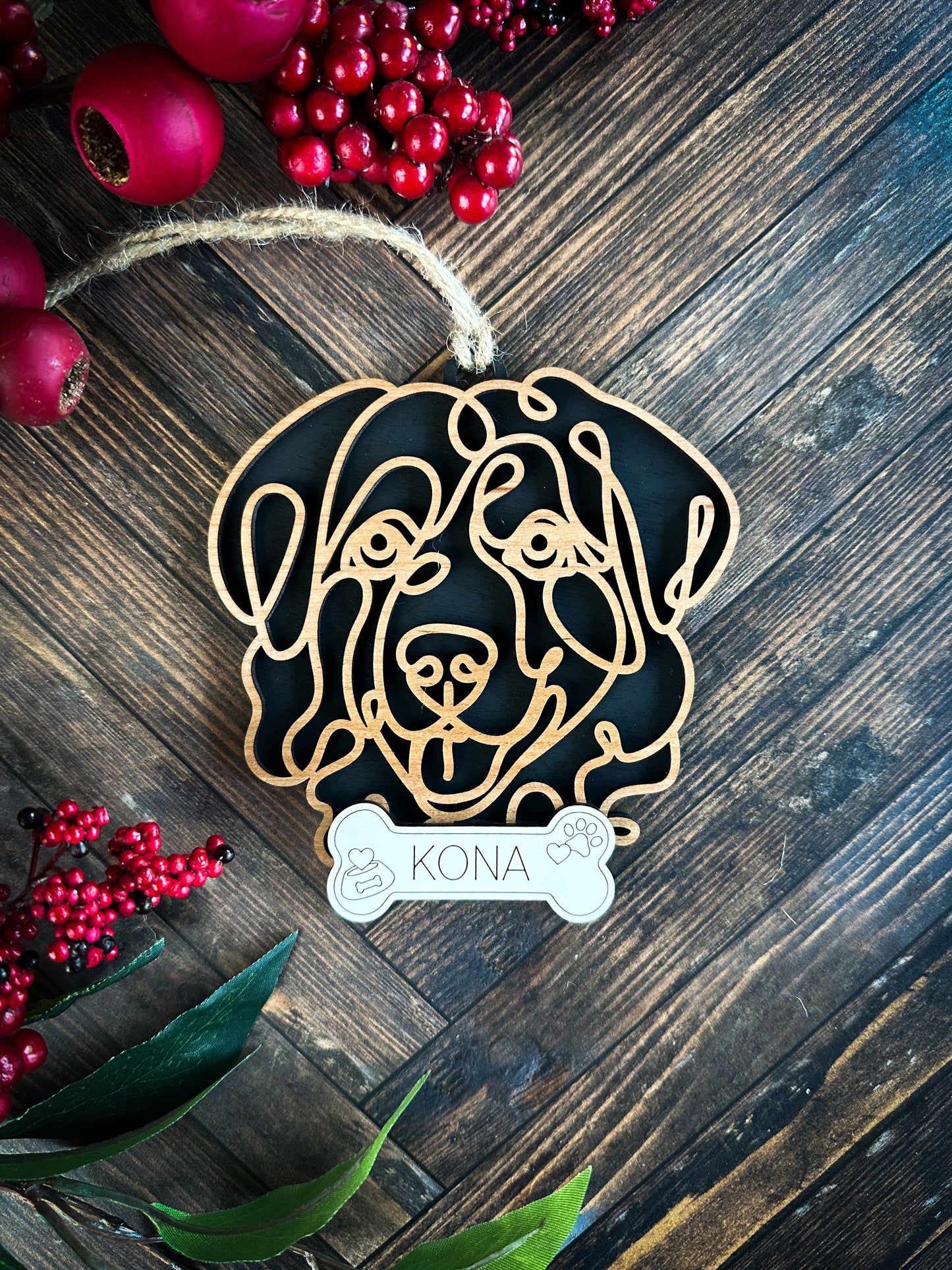 Hand Crafted Dog Ornament