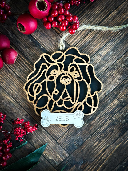 Hand Crafted Dog Ornament