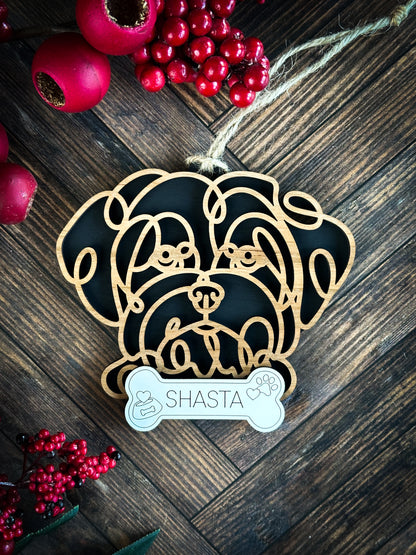 Hand Crafted Dog Ornament