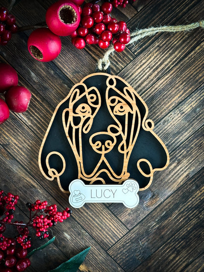 Hand Crafted Dog Ornament