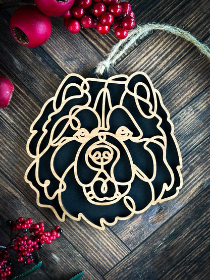 Hand Crafted Dog Ornament
