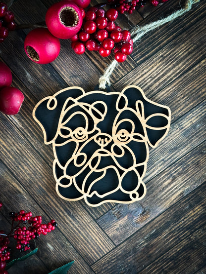 Hand Crafted Dog Ornament