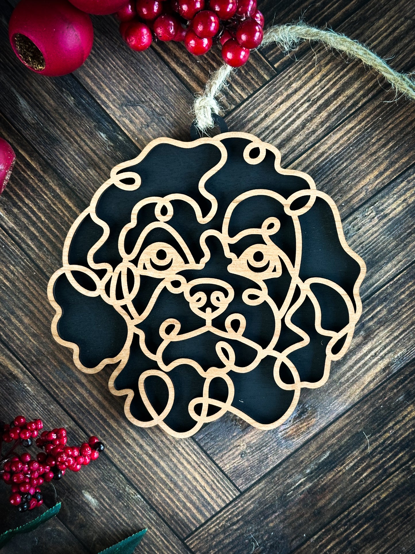 Hand Crafted Dog Ornament