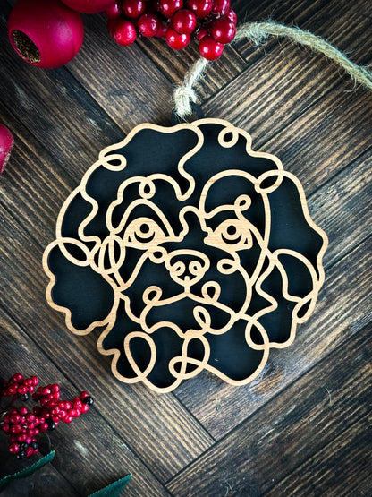 Hand Crafted Dog Ornament