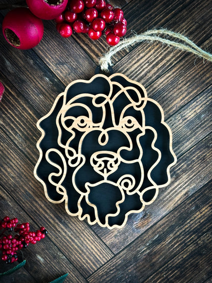 Hand Crafted Dog Ornament