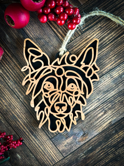 Hand Crafted Dog Ornament