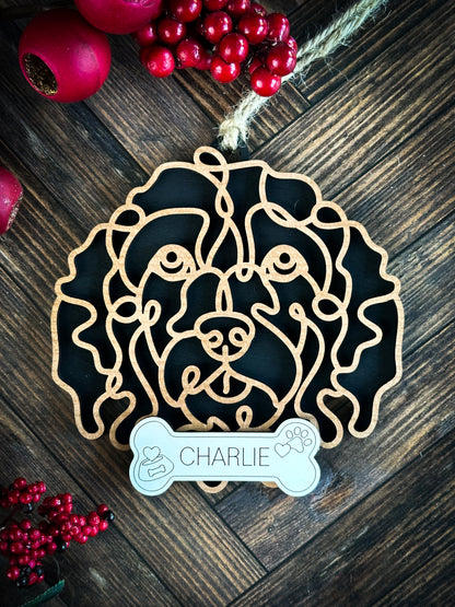 Hand Crafted Dog Ornament