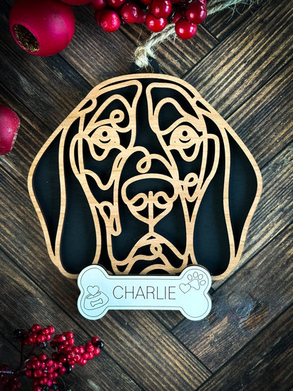 Hand Crafted Dog Ornament