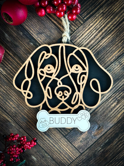 Hand Crafted Dog Ornament