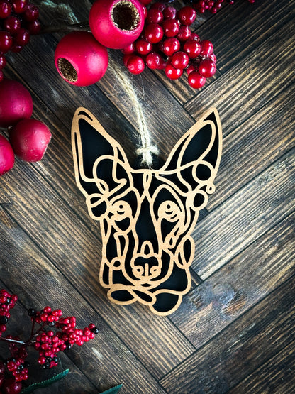 Hand Crafted Dog Ornament