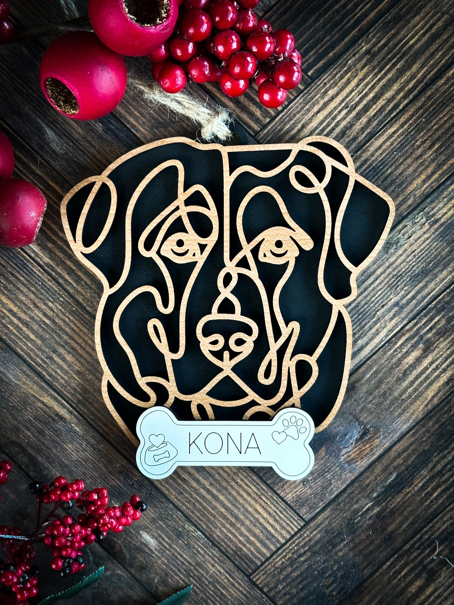 Hand Crafted Dog Ornament