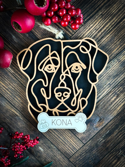 Hand Crafted Dog Ornament