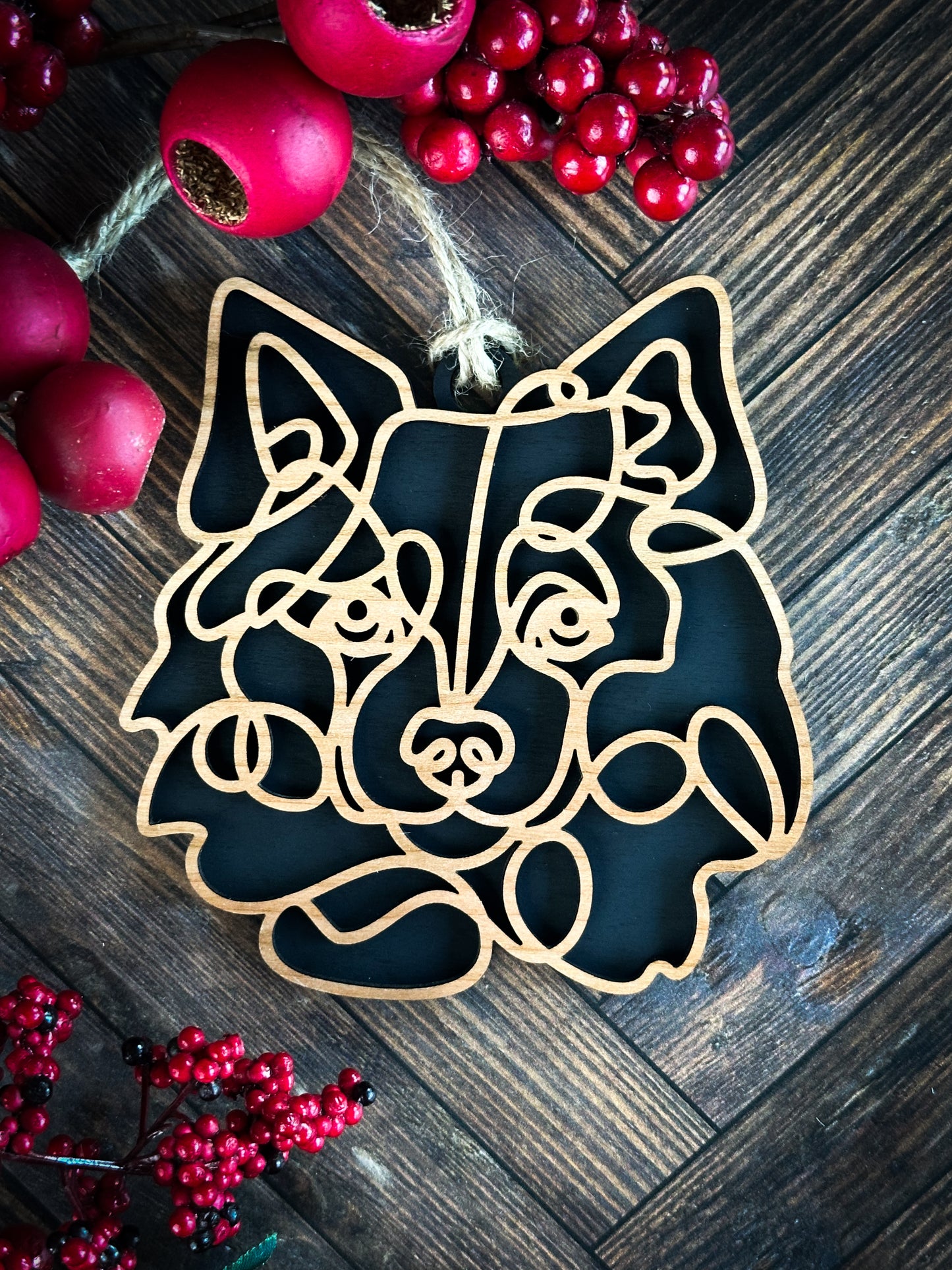 Hand Crafted Dog Ornament