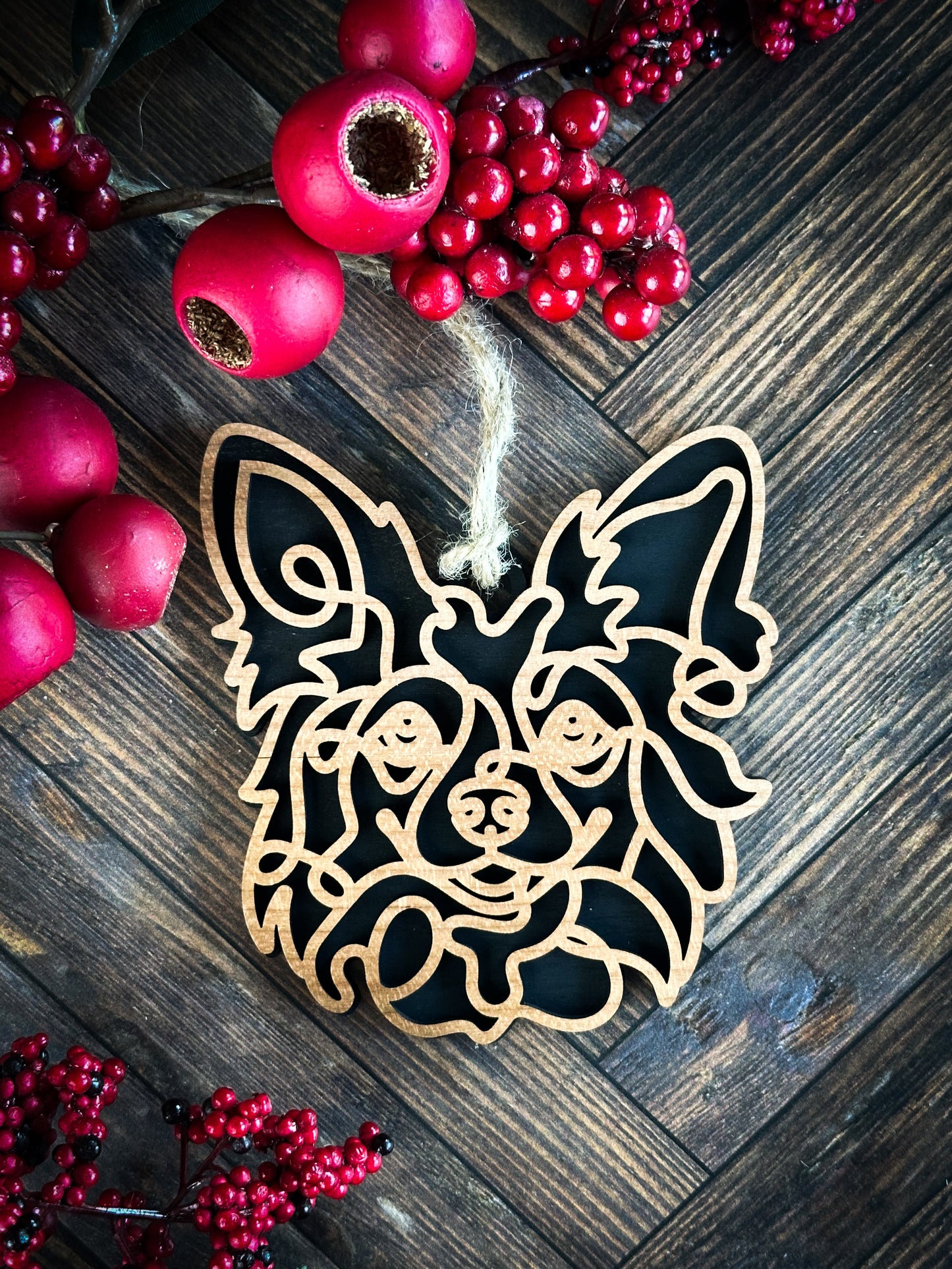 Hand Crafted Dog Ornament