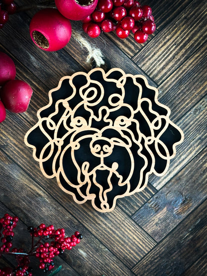 Hand Crafted Dog Ornament