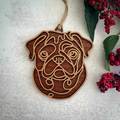 Hand Crafted Dog Ornament